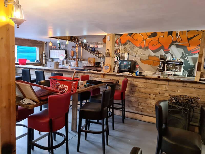 Restaurant l'Usine à Nantes - Bar intérieur